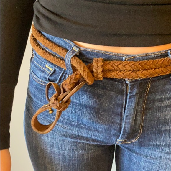 Leather belt- unique. Ralph Lauren